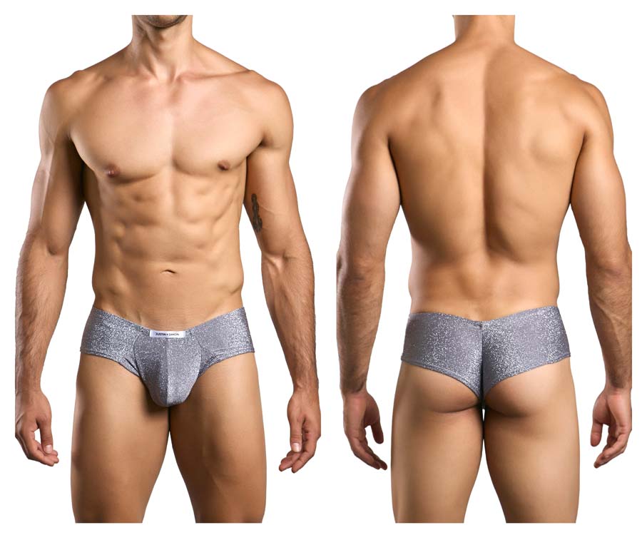 [JUSTIN+SIMON] Cheek Briefs Lurex Gray (XSJ22)